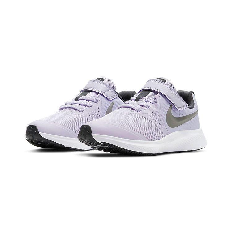 Nike Star Runner 2 Нескользящие Износостойкие Нескользящие Износостойкие Низкие Детские Беговые Кроссовки AT1801-502