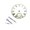 Watch Dial Dial Set Metal Watch Hands with Blue Dial Watch Accessories for ETA 6498 Movement 38.9MM