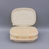 Biodegradable 5-Compartment Disposable Lunch Boxes with Lids