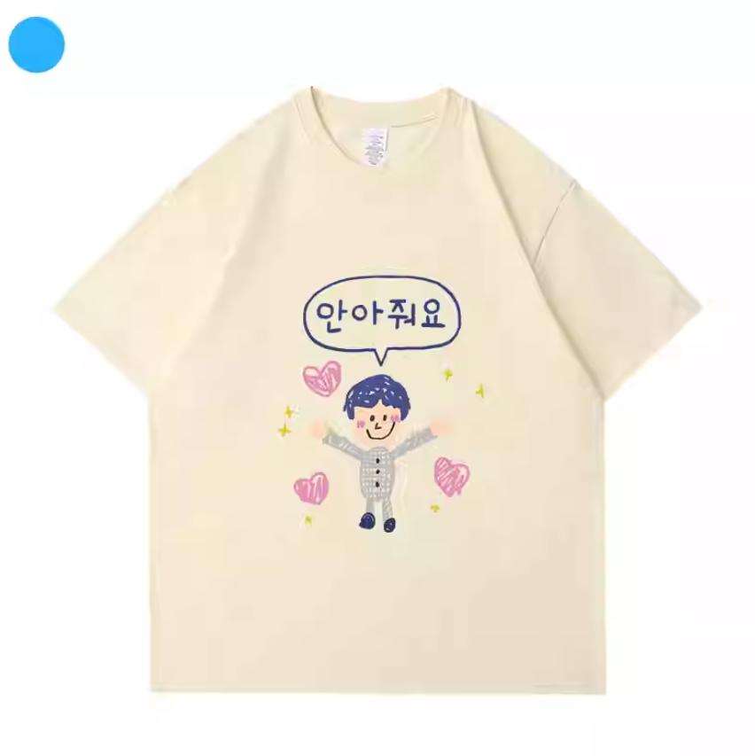 2025 T-shirt Fashion Short Sleeve Jin Runseokjin EP Tour Cotton Women Tshirts Korean Singer New Album Echo Graphic T Shirt