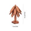 Wood Placemats  Pots Coaster Creative Tree Design Stand Wooden Trivets Decorative Anti Scald Heat Resistant Table Mat