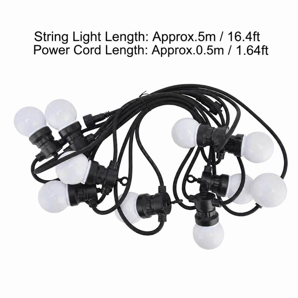 G50 String Light 5M Terrace Light Romantic Decorative Lamp Pergola