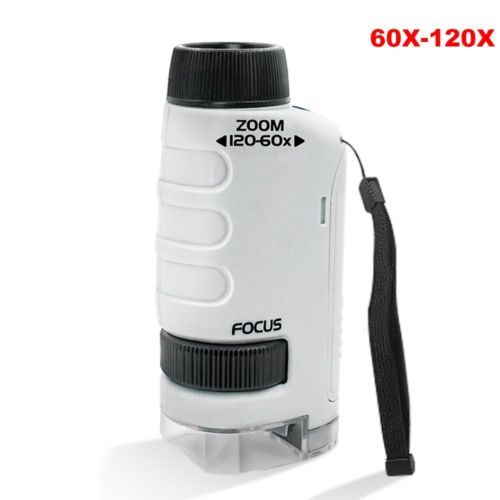 1000x Детский микроскоп Лаборатория Цифровые микроскопы 2-дюймовый IPS-экран Электронный увеличитель Камера с 8 светодиодами Функция фото-видео