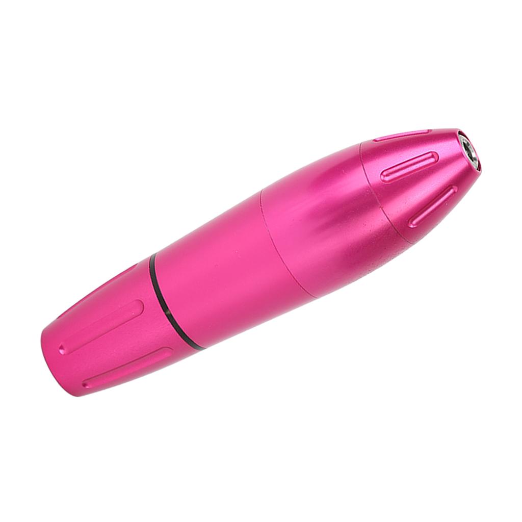 Pen Tattoo Machine Aluminum Alloy DC Interface Cartridge Needle Tattoo Pen for Tattoo Artists Pink