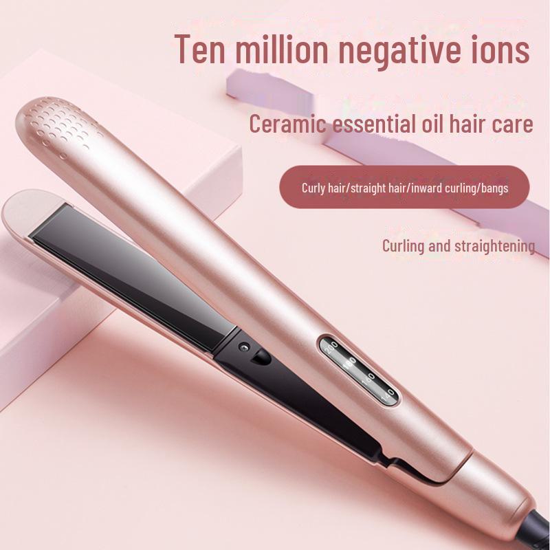 Электрический выпрямитель и щипцы для завивки волос двойного назначения для женщин