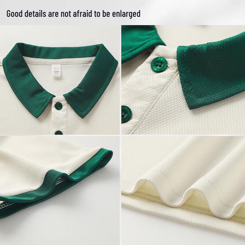 QIANYIYANG Ice Silk Short Sleeve Polo Shirt