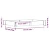 VidaXL Jardinière 150x100 cm bois de pin massif, jardinière d'extérieur, bac à fleurs, bac à tomates, jardinière de 3295411