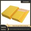 Yellow Kraft Bubble Mailer - Protective Foam Packaging Bag for Clothing Shipping