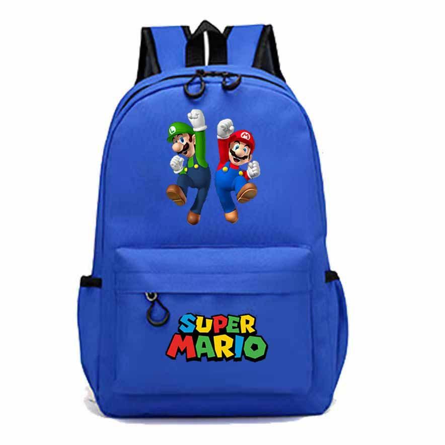 Game Super Mary Game Modeling Backpack Student School Bag Children Cartoon Tide