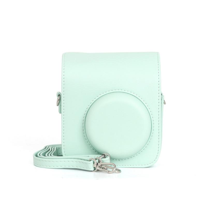 Мягкая сумка-чехол для камеры из ПУ-кожи с плечевым ремнем для камеры Instax Mini12