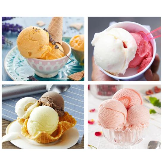 Ложка для мороженого с толстой ручкой, пищевая, антипригарная, антифризная, многофункциональная ложка, кухонная утварь, алюминиевый сплав, ложка для арбуза, десерт