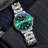 Новые кварцевые часы для мужчин из нержавеющей стали, водонепроницаемые, светящиеся, с календарем, деловые мужские часы Regalos Para Hombres