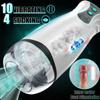 Automatic Sucking Male Masturbator,3 In 1 Male Stroker with 10 Vibration & 4 Suction & One-Click Climax, Hands Free Penis Pump with 3D Textured