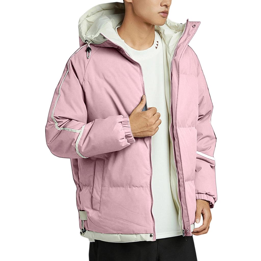 Men's And Women's Loose Hooded Hood Cotton-Padded Jacket Coat