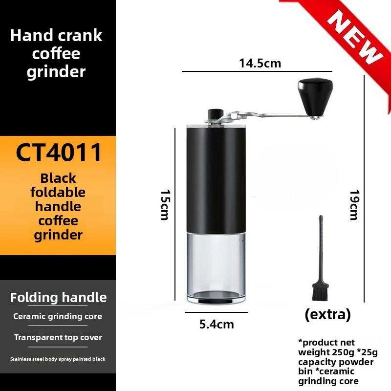 Ручная кофемолка, портативная кофемашина из нержавеющей стали, ручная кофемолка, кофемолка
