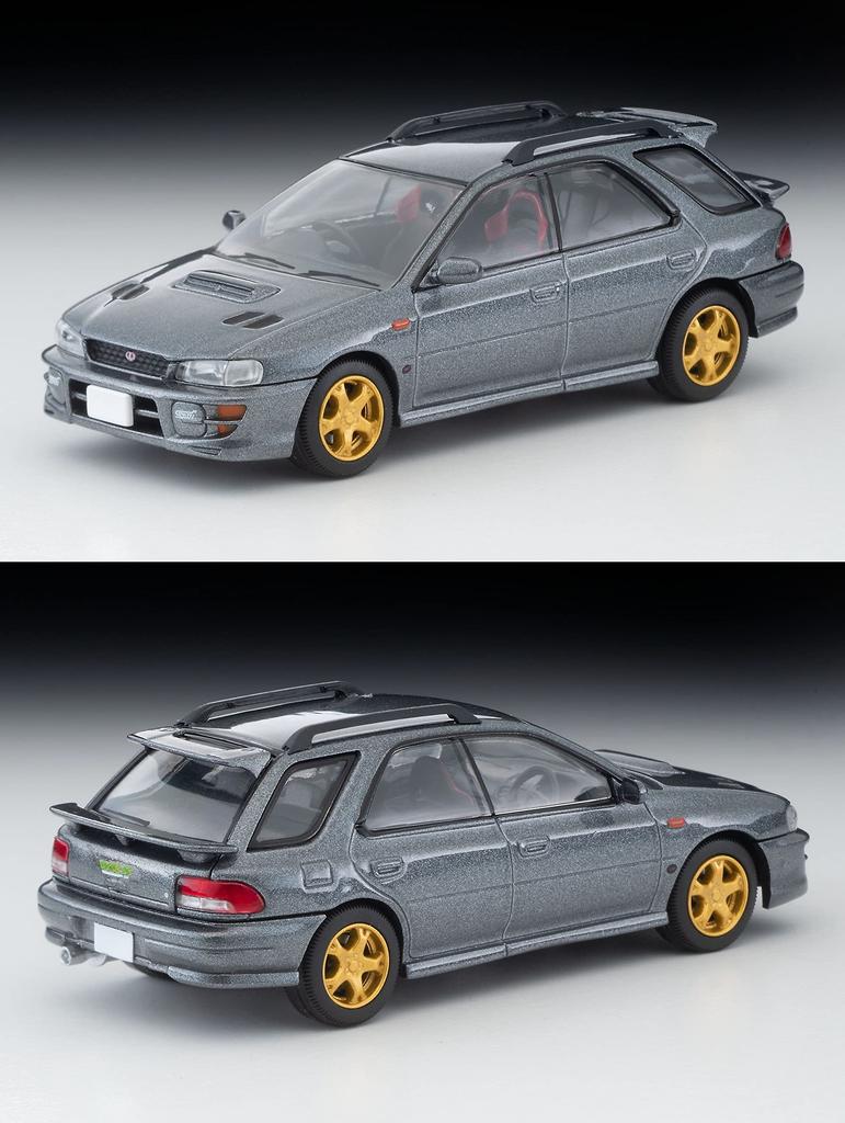 Tomica Limited Vintage Neo 164 LV-N281b Subaru Impreza Pure Sports Wagon WRX STi Version V Gray 98 Year Finished Product