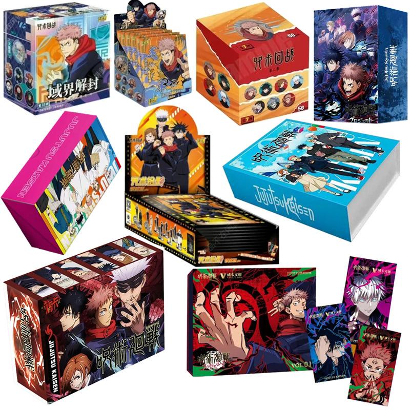 Новая карточная игра Jujutsu Kaisen Карты Колдуна Годжо Сатору Фусигуро Мегуми Итадори Юдзи Карты Аниме Периферия Коллекция Карты Игрушка Подарок