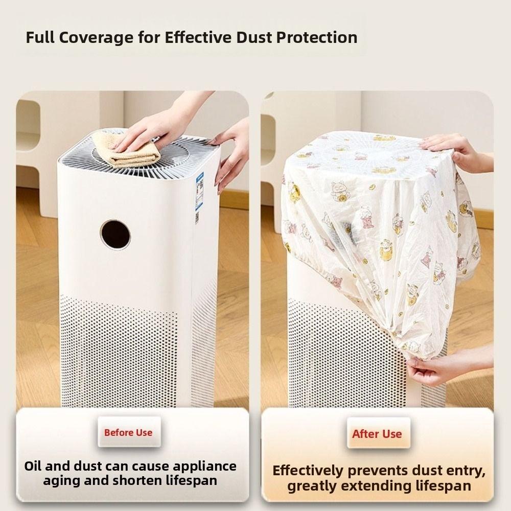 10Pcs Disposable Electric Fan Cover  for Air Conditioner Rice Cooker Microwave Oven