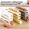 4-х уровневый ящик для хранения яиц, органайзер для холодильника, держатель для вращающихся яиц, органайзер для хранения в холодильнике, контейнер для хранения продуктов