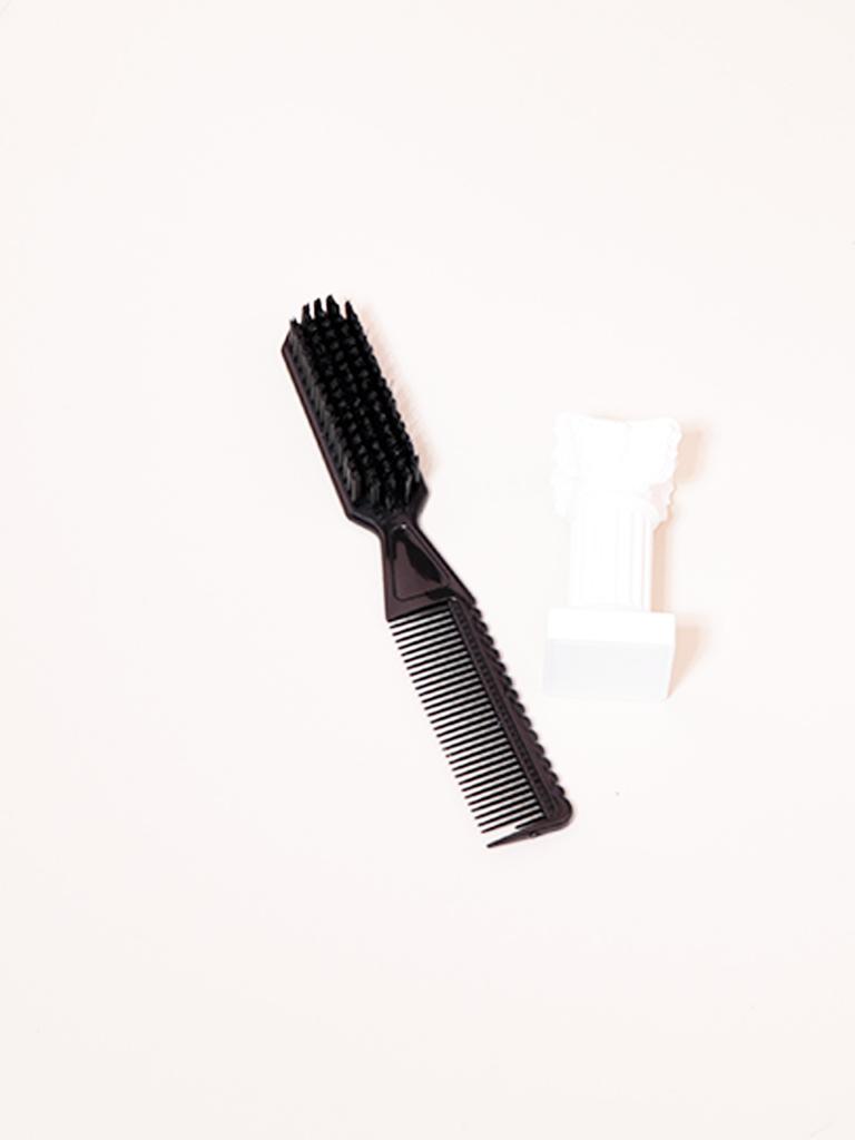 Multi Functional Fading Brush, Nylon Bristles, Men's Hairstyle Brush, Tool Scissors Cleaning Brush, Beard Brush