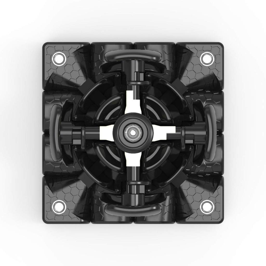 GAN460 M, Official GANCube Stickerless - GAN460 4x4 Competition Magnetic Cube, Easy to Turn, Magic Cube