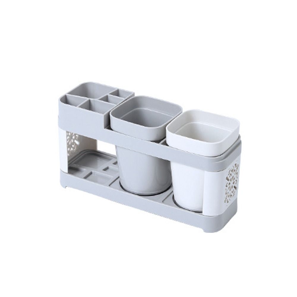 Главная Стоматологический держатель для ванной комнаты Органайзер для держателя Набор стаканов для ополаскивания полости рта Стакан для мытья Держатель зубной щетки