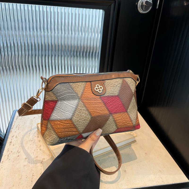 Bag for Women Designer Vintage PU Leather Handbag Quality Female Outdoor Daily Messenger Classic Ladies Shoulder Crossbody Purse