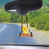 Yousheng Swing Duck Pendant Car Rearview Mirror Ornament Cute Animated Car Interior Decor Plastic Bag Charm Keychain