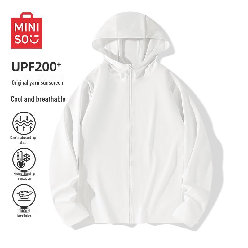 MINISO Мужская худи с защитой от солнца UPF200+ из охлаждающего ледяного шелка