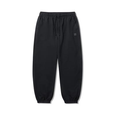 Li Ning Серия Vital Однотонные Спортивные брюки джоггеры средней посадки Удобные Дышащие Универсальные Мужские Брюки Низ Черный AKLUA33-1