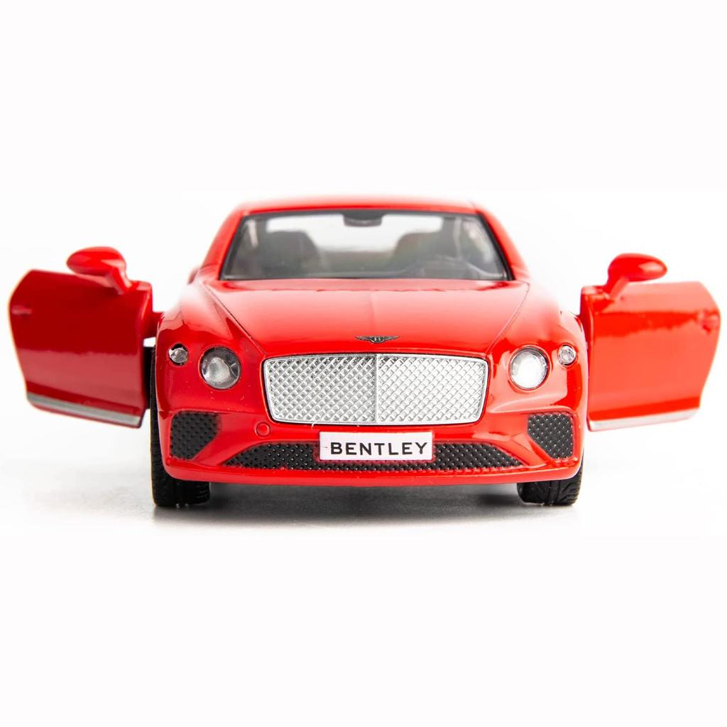 1:36 Совместимость с моделью автомобиля из сплава для литья под давлением Bentley Continental GT Игрушечный автомобиль, транспортные средства с откатным механизмом Игрушечный автомобиль для малышей Дети Мальчики Девочки Подарок Синий