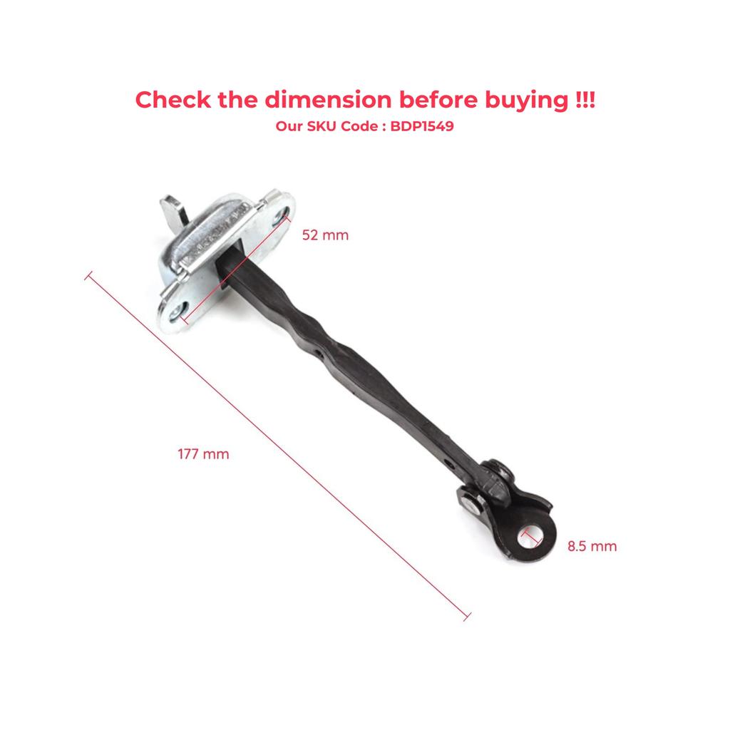 EDP1549 Front Door Stop Check Assy Limiter Strap for Toyota RAV4 MK5 XA50 A5 H5 2018-2025 6861042060