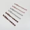 Новая цветная буква V8 BITURBO Эмблема для стайлинга автомобиля Benz, наклейка с логотипом на крыло, хром, черный, красный