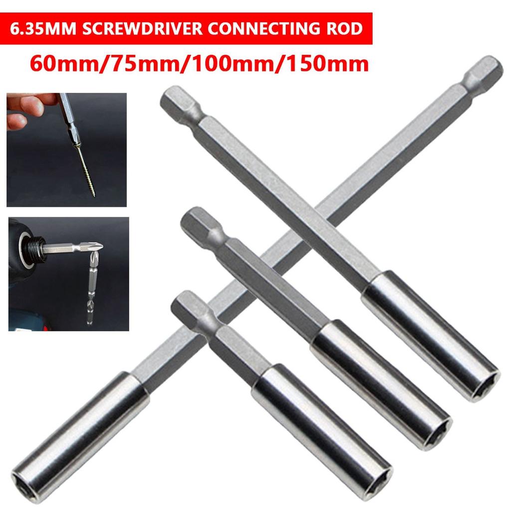 Extensions Quick Change Extension Bit Set 1/4" Hex Rod Shank Long Handle Screwdriver Tip Holder Hand Tool