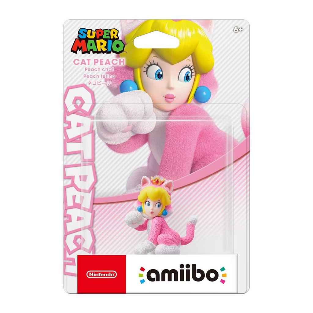 Amiibo Cat Peach Figure (Super Mario Series) Collectible Toy