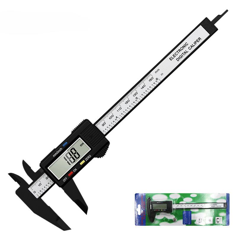 Цифровой штангенциркуль 0-150 мм линейка электронный микрометр глубиномер инструмент калибр 6 дюймов