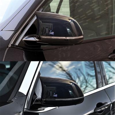 Накладки на боковые зеркала в стиле M для BMW X3 F25 X5 F15 X6 F16 2014-18 Глянцевый черный