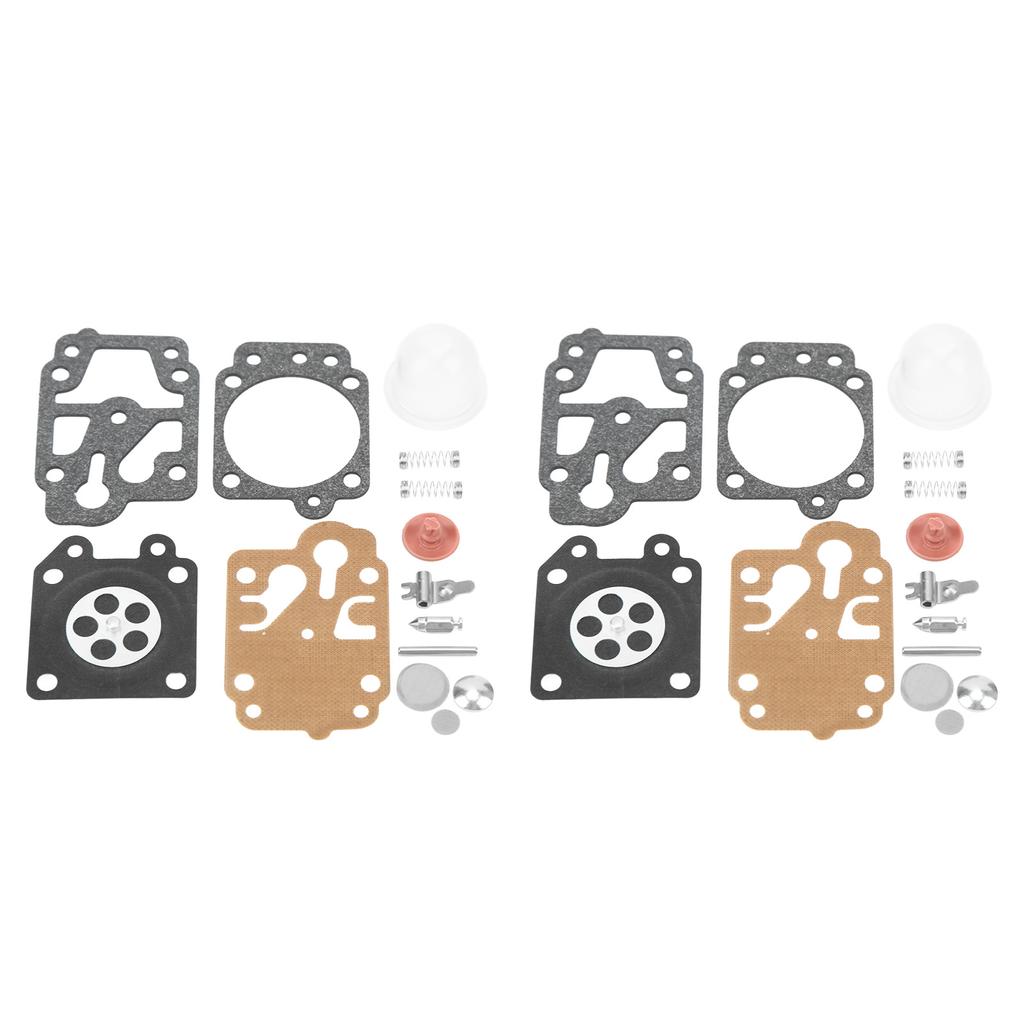 2 комплекта карбюраторных диафрагм и прокладок из бумаги, железа и резины, ремонтный комплект для карбюратора для Walbro 40 5