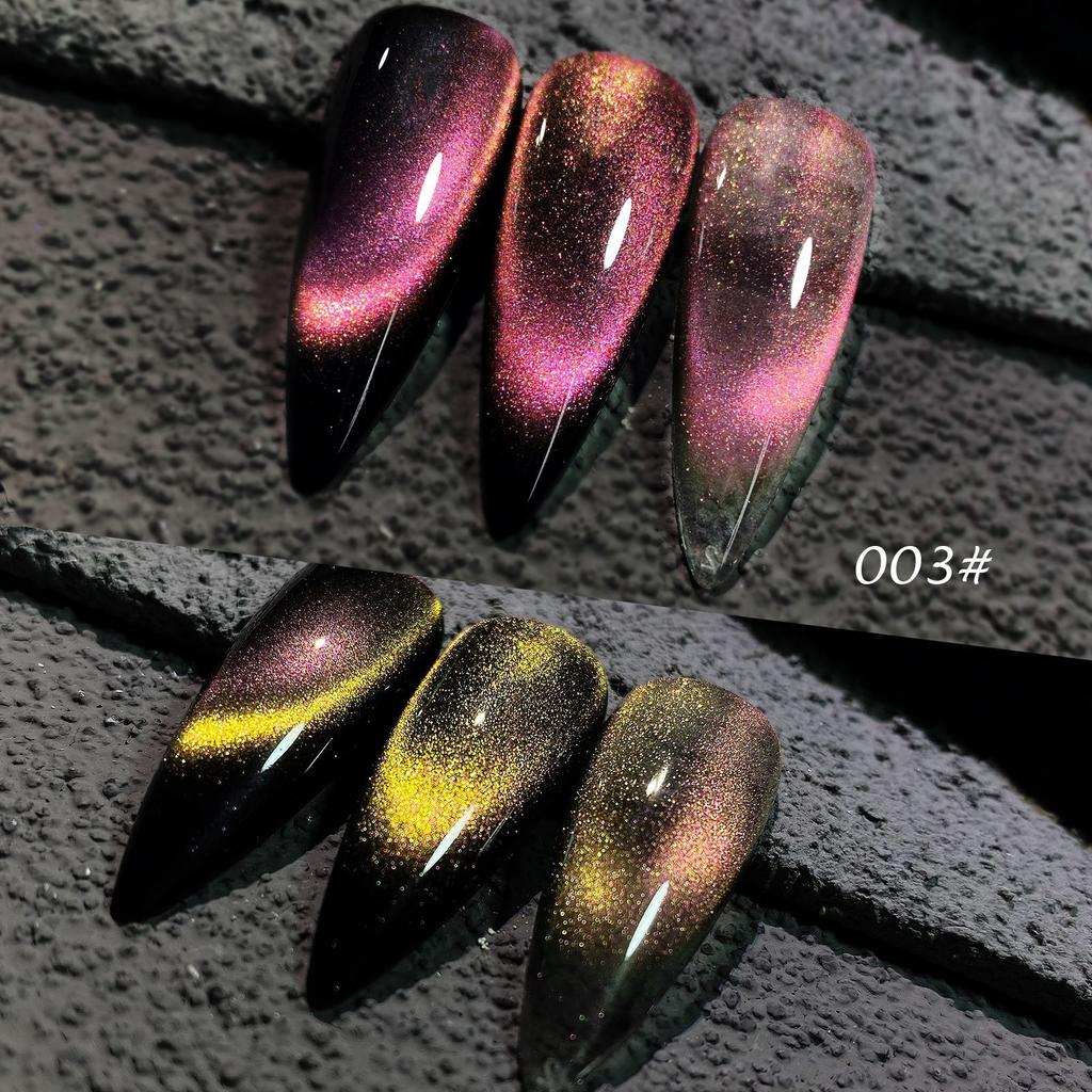 Популярный новый клей для лака для ногтей, умный радужный клей «кошачий глаз», клей для ногтей, цветной клей для фототерапии «кошачий глаз»