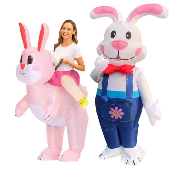 1 комплект костюма для косплея кролика синего/розового цвета, водонепроницаемый для фестиваля