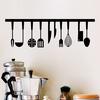 3D Effect Kitchen Tools Restaurant Wall Stickers Decals Kitchen Decoration Home Decor Wall Art MURAL