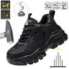 New Safety Boots Women Work Sneakers Anti-smash Indestructible Shoes Steel Toe Protective Boots Anti-puncture Work Safety Shoes