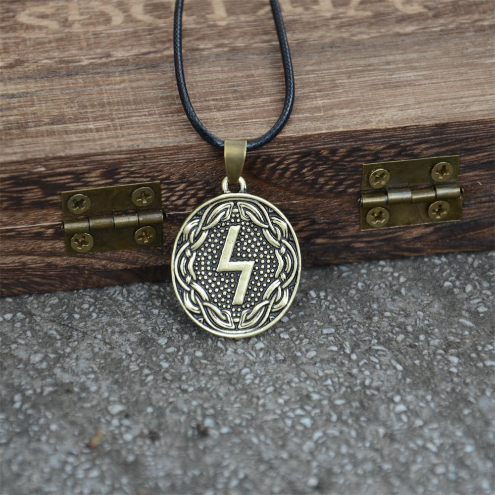 Скандинавская Руна Совило Колесо Викингов Ворон Амулет Талисман Ожерелье Viking Jewelry
