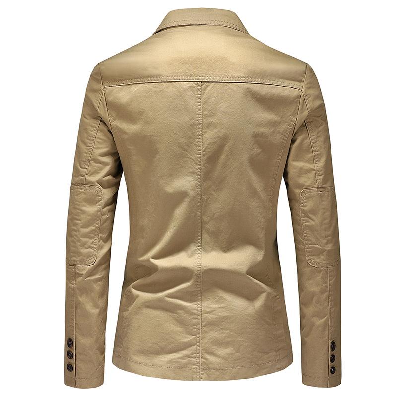 Business Casual Suit Men's Jacket Jacket Pure Cotton Top Casual Men's Clothing