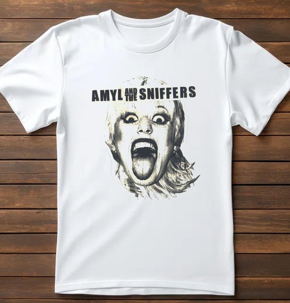 Новая унисекс футболка AMYL AND THE SNIFFERS редкий подарок для фанатов, все размеры, с коротким рукавом SS39