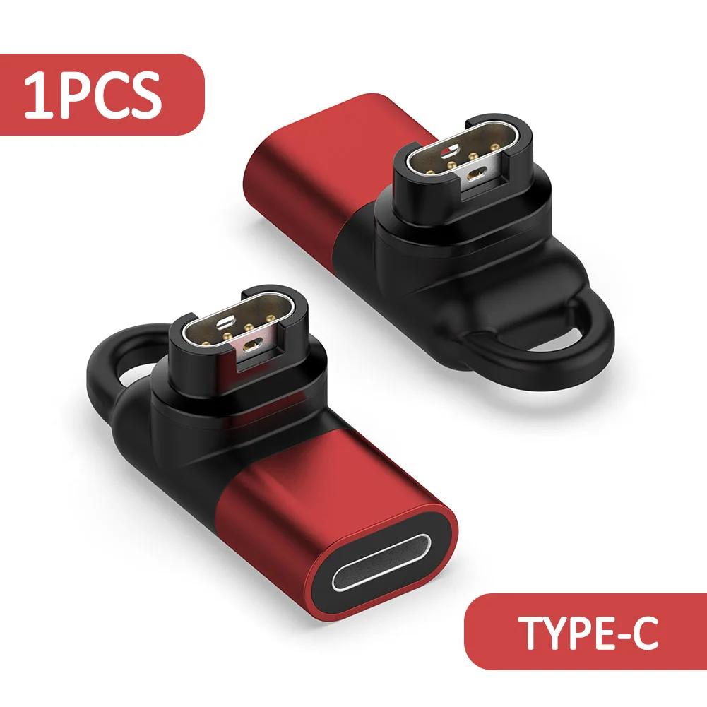 Портативный зарядный адаптер для Garmin Fenix 7 7x 5s 6 6X 6S Pro Plus Venu 2 2S SQ Forerunners 45 245M Type C/Micro USB/IOS