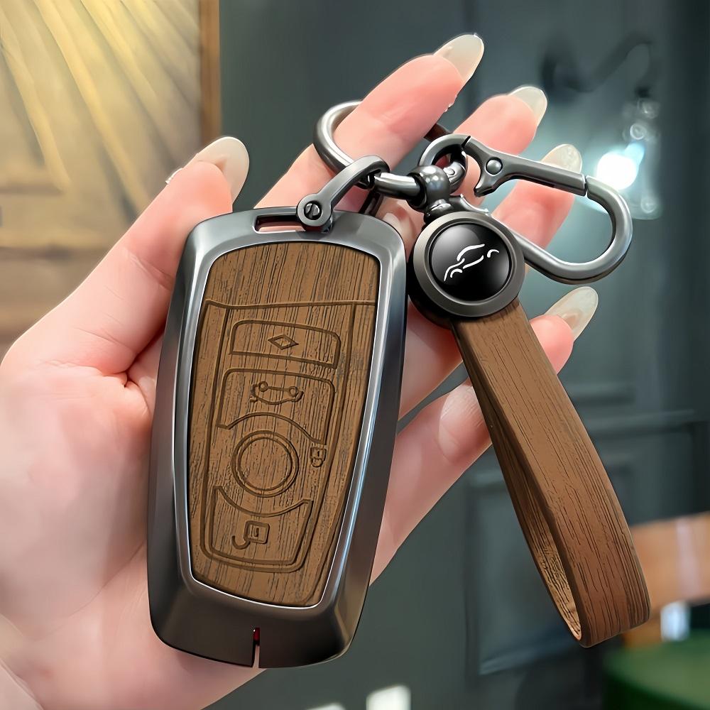 Модный металлический чехол для автомобильного ключа, защитный чехол-брелок для BMW 1 3 5 7 серии X1 X3 X4 X5 F10 F15 F16 F20 F30 F18 F25 M3 M4 E34, аксессуары
