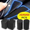 20/40/60PCS Carpet Fixing Stickers Double Sided High Adhesive Home Car Floor Mats Foot Mats Fixed Patches Anti Skid Grip Tapes