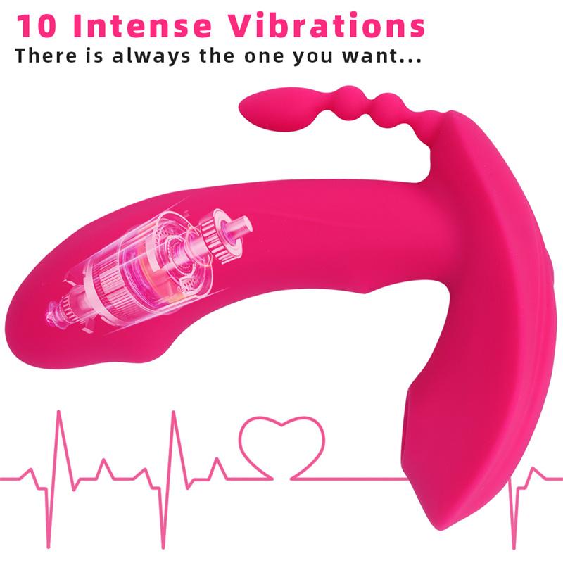 10-frequency Wireless Remote Control Masturbation Device Female Mute Strong Shock Anal Sex Toy Orgasm Adult Fun