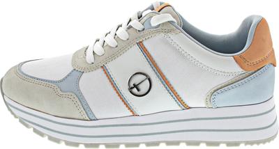 Кроссовки Tamaris Кроссовки (1-23727-42) светло-голубой оранжевый белый